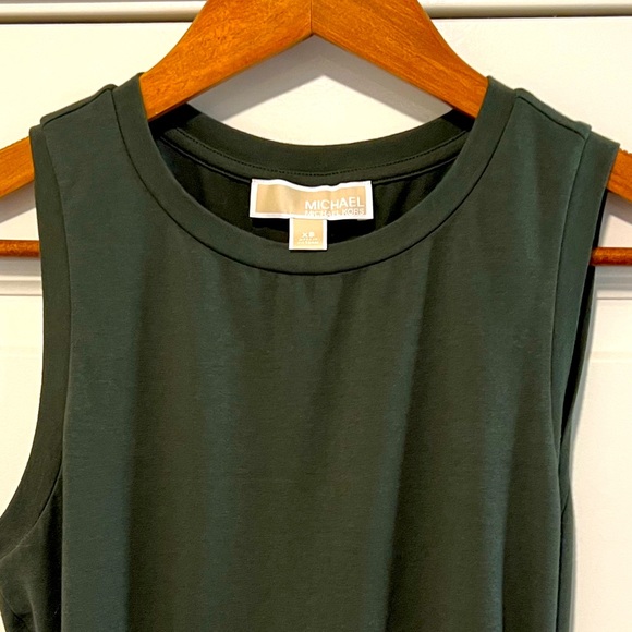 MICHAEL KORS Green Crewneck Dress Size XS - Picture 6 of 6
